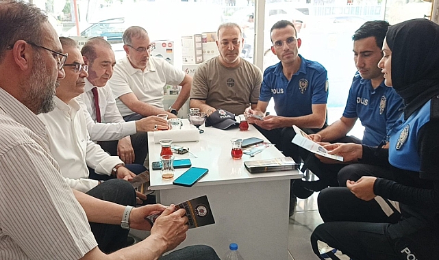 Akçakale Emniyeti'nden Esnafa ve Vatandaşlara Bilgilendirme Çalışması