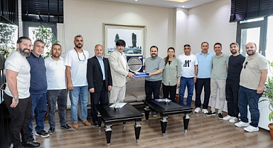 Amatör Spor Camiasından Başkan Serhat Dicle İnan’a Teşekkür Ziyareti