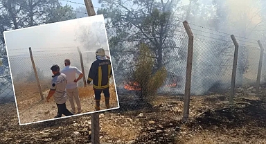 Bozova'daki ağaçlık alan yangını kısa sürede söndürüldü