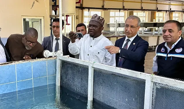 Gana Büyükelçisi Şanlıurfa'da su ürünleri tesislerini inceledi