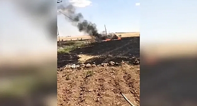 Harran’da yaklaşık 50 dönüm alan zarar gördü