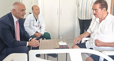 Kültür ve Turizm Bakanı Ersoy’dan İbrahim Tatlıses’e ziyaret 