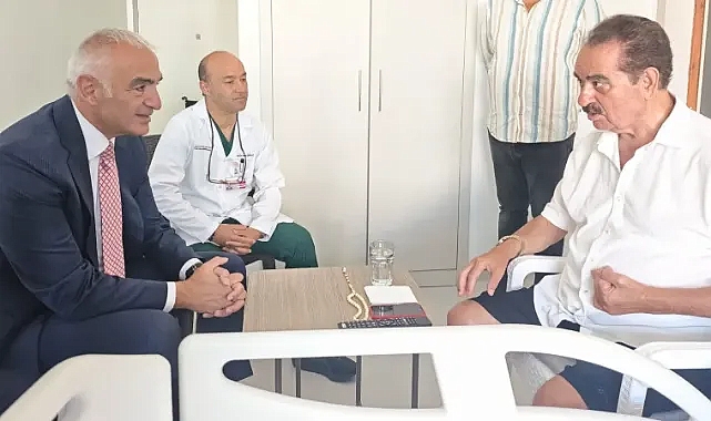 Kültür ve Turizm Bakanı Ersoy’dan İbrahim Tatlıses’e ziyaret