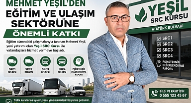 Mehmet Yeşil’den Eğitim ve Ulaşım Sektörüne Önemli Katkı