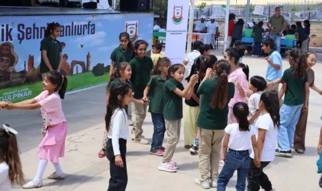 Şanlıurfa Büyükşehir'den çocuklara sanat ve eğlence dolu şenlik
