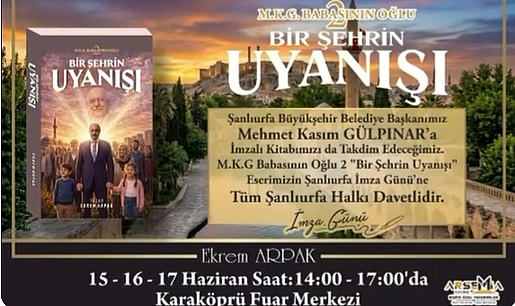Şanlıurfa’da 3 Gün Sürecek İmza Günü Etkinliği Başlıyor