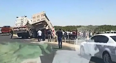 Şanlıurfa'da araçlar kanala uçtu!
