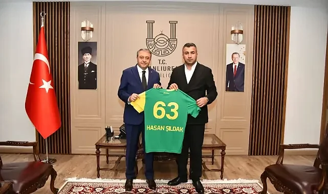 Şanlıurfaspor’dan Vali Hasan Şıldak’a Ziyaret