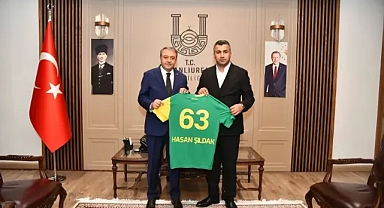 Şanlıurfaspor’dan Vali Hasan Şıldak’a Ziyaret