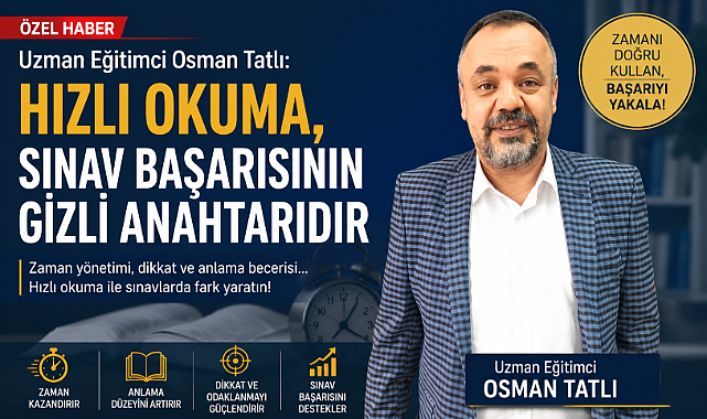 Uzman Eğitimci Osman Tatlı: 