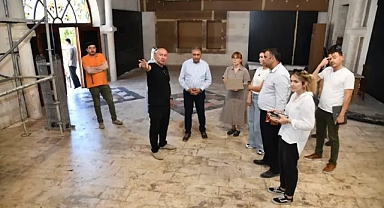 Vali Şıldak, Mahmut Nedim Efendi Konağı’ndaki çalışmalarını inceledi