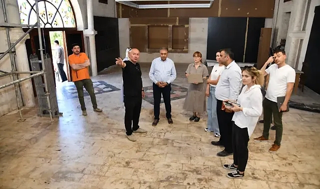 Vali Şıldak, Mahmut Nedim Efendi Konağı’ndaki çalışmalarını inceledi