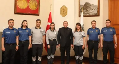 Vali Ziya Polat, Özel Güvenlik Haftası dolayısıyla heyeti kabul rtti