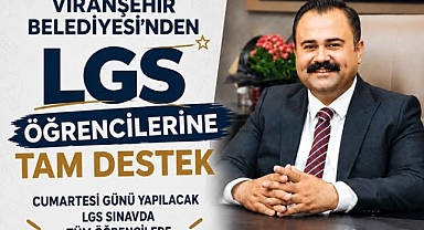 Viranşehir Belediyesi'nden Lgs öğrencilerine Tam Destek
