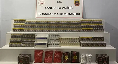 Viranşehir’de kaçak tütün operasyonu: Binlerce ürün ele geçirildi