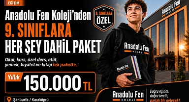 Anadolu Fen Koleji'nden 9. Sınıf Öğrencilerine