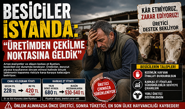 Besiciler İsyanda: “Üretimden Çekilme Noktasına Geldik”