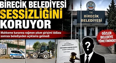 Birecik Belediyesi Sessizliğini Koruyor