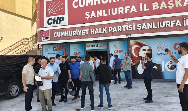 CHP Şanlıurfa İl Başkanlığı'nda Eyyübiye'den Üye Katılımı