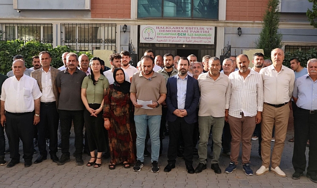 DEM Parti'den Basına Sert Çıkış! Sorulara Değil, Gazetecilere Yanıt Verildi