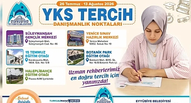 Eyyübiye Belediyesi’nden ücretsiz YKS tercih danışmanlığı