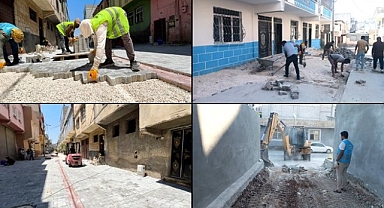 Eyyübiye’de Sokaklar Nakış Gibi İşleniyor