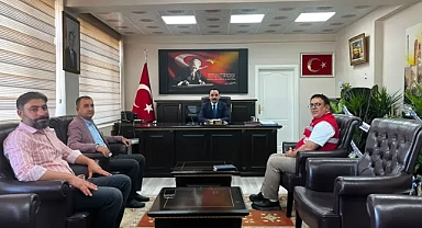 Hilvan YEG Kaymakam Şahin’i ziyaret etti! Projeler ele alındı