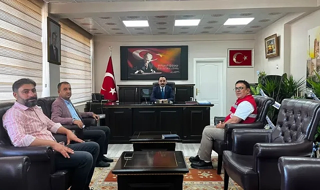 Hilvan YEG Kaymakam Şahin’i ziyaret etti! Projeler ele alındı