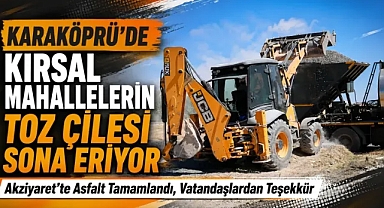 Karaköprü Belediyesi Kırsalda Ulaşım Konforunu Artırıyor