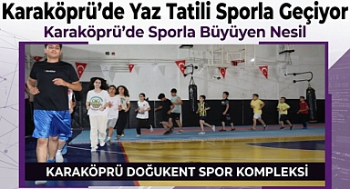 Karaköprü Doğukent Spor Kompleksi Genç Sporcuları Ağırlıyor