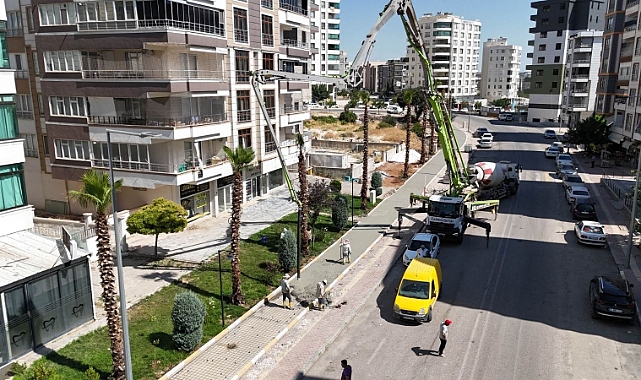 Karaköprü'ye bisiklet yolları kazandırılıyor