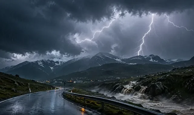 Meteoroloji'den Doğu Anadolu için kuvvetli yağış uyarısı! Sel, dolu ve yıldırım riskine dikkat