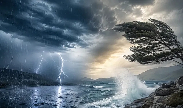 Meteoroloji'den kuvvetli yağış ve rüzgar uyarısı: Sel ve fırtınaya karşı tedbir çağrısı