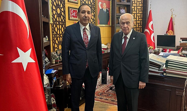 MHP'nin Eski Şanlıurfa İl Başkanı Mahmut Güneş'ten Devlet Bahçeli'ye Anlamlı Ziyaret