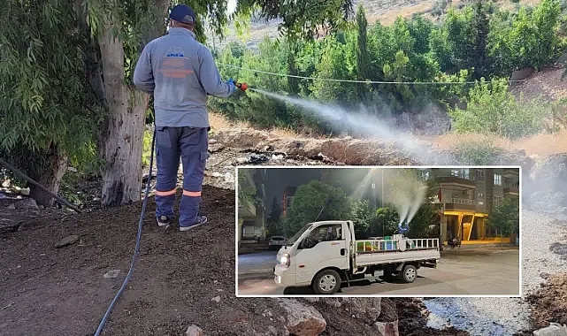 Şanlıurfa Büyükşehir'den sivrisinek ve haşereye karşı yoğun mücadele