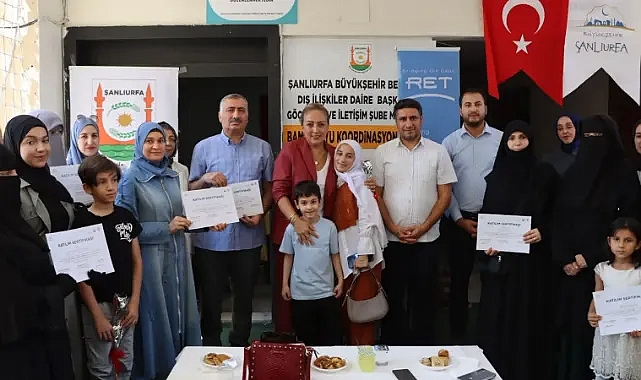 Şanlıurfa'da 437 kişi dil eğitimi programından mezun oldu
