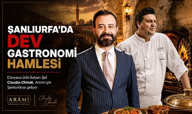 Şanlıurfa’da Dev Gastronomi Hamlesi: Dünyaca Ünlü İtalyan Şef Claudio Chinali