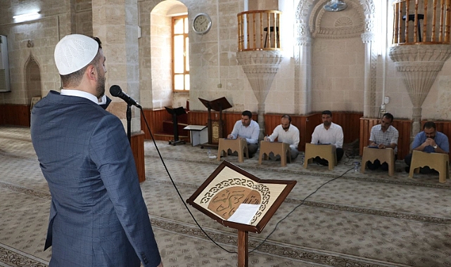 Şanlıurfa'da ezan ve hutbe yarışmalarında il birincileri belli oldu