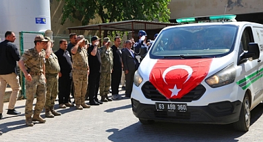 Şanlıurfa'da görevli uzman çavuş son yolculuğuna uğurlandı!