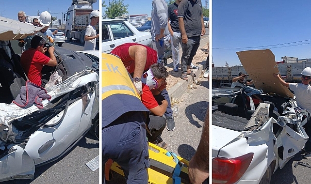 Şanlıurfa’da Otomobil İle Kamyon Çarpıştı: Yaralılar Var