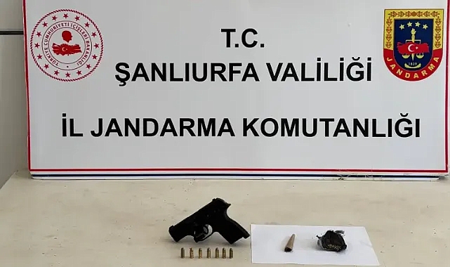 Şanlıurfa’nın ilçesinde silah ve uyuşturucu operasyonu