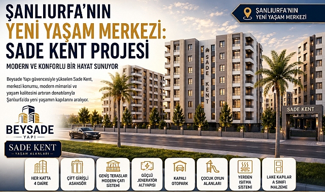 Şanlıurfa'nın Yeni Yaşam Merkezi: Sade Kent Projesi Modern ve Konforlu Bir Hayat Sunuyor