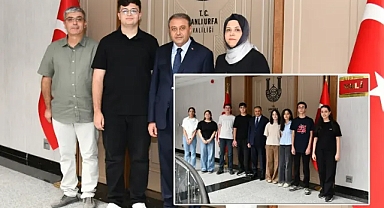 Şanlıurfa Valisi Şıldak, LGS ve YKS’de derece yapan öğrencilerle bir araya geldi