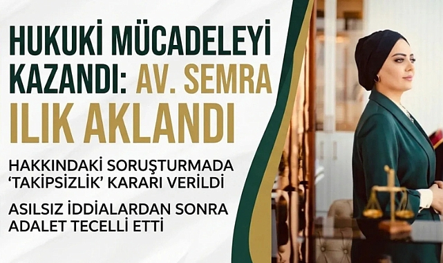 Şanlıurfalı Avukat Semra Ilık İçin Adalet Yerini Buldu! Takipsizlik Kararı Verildi