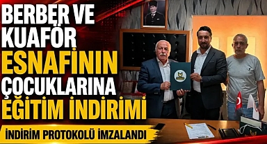 Şanlıurfalı Berber ve Kuaför Esnafın Yüzünü Güldüren Anlaşma