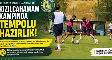 Şanlıurfaspor'da Kızılcahamam Kampı Tempolu Geçiyor! Hazırlıklar Aralıksız Sürüyor