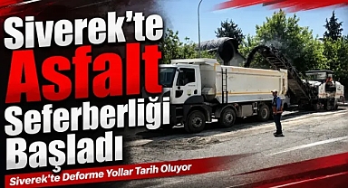 Siverek'te İki Önemli Cadde Sıcak Asfaltla Yenileniyor