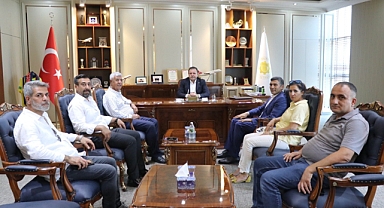 ŞUTSO Başkanı Mehmet Doğan Yetim, İş İnsanı Abdulkadir Karakeçili ve Heyetini Ağırladı