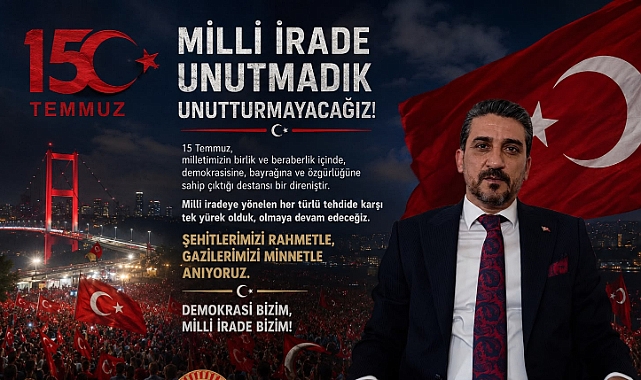 TBMM Yasama Uzmanı Mustafa Amaç’tan 15 Temmuz Demokrasi ve Millî Birlik Günü Mesajı