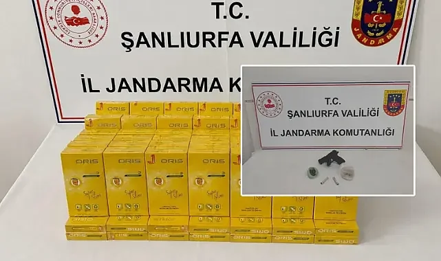 Urfa'nın iki ilçesinde operasyon: Uyuşturucu ve silah ele geçirildi